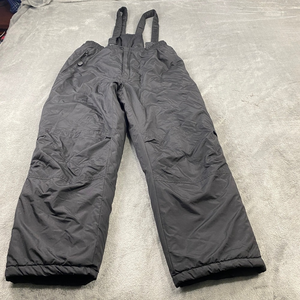 SOLD- J.G. Hook Mens Black Insulated Ski Bib‎ Overalls Pants L